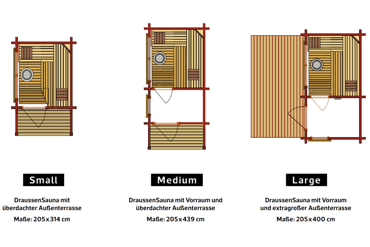 VILIV DraussenSauna Standard 001 VILIV DraussenSauna Standard 001