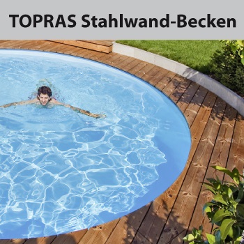 TOPRAS Stahlwand-Becken